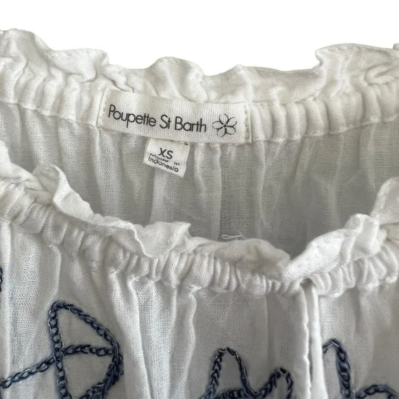 Poupette St Barth Embroidered Romper - Picture 4 of 9